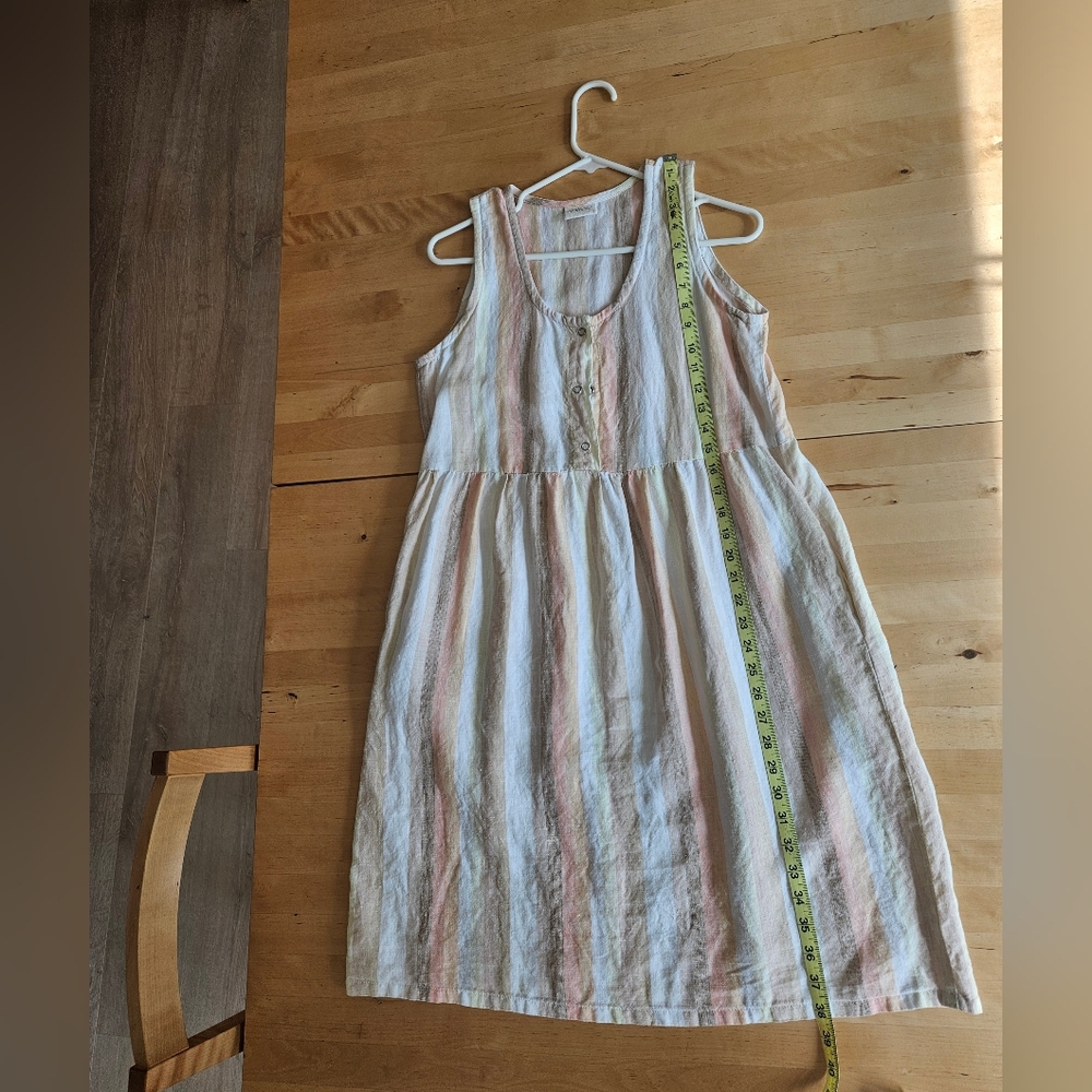 Striped Sleeveless Sun Dress
